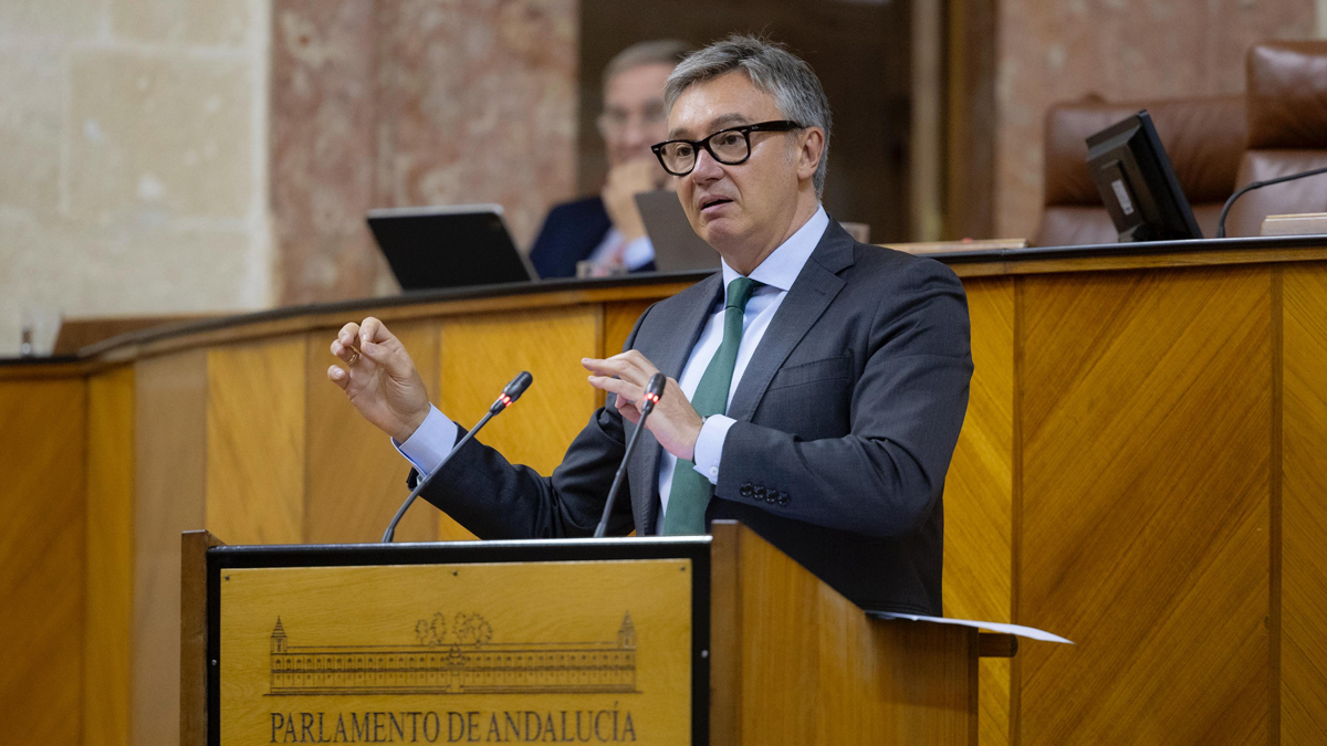 Manuel Gavira, portavoz del Grupo Parlamentario VOX en el Parlamento de Andalucia