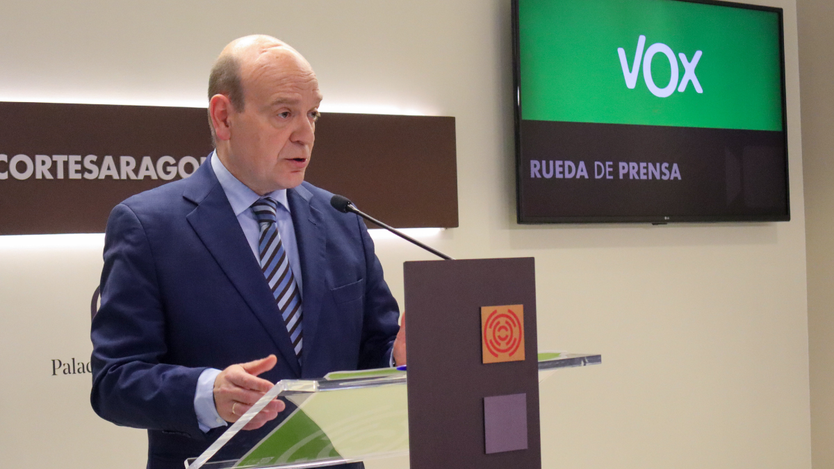 Santiago Morón, este jueves en rueda de prensa