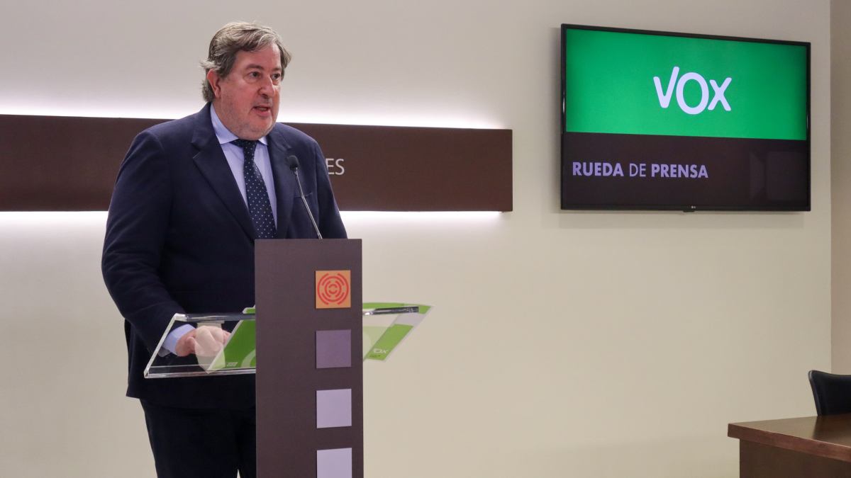 Juan Vidal, en sala de prensa