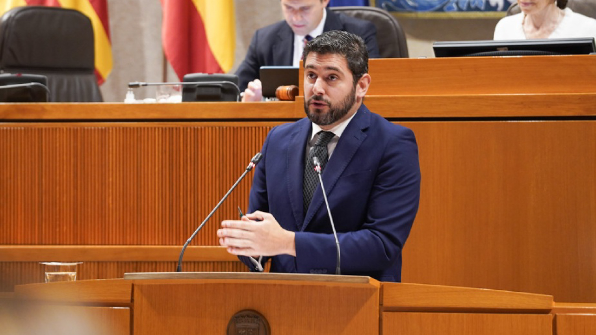 Alejandro Nolasco, este jueves en el pleno