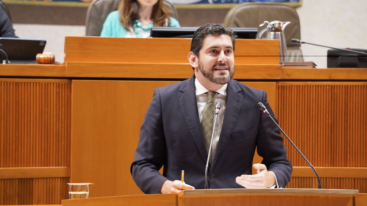 Alejandro Nolasco, en el pleno del 29 de mayo
