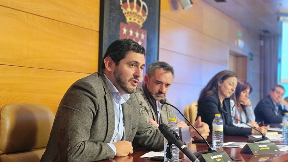 Alejandro Nolasco, en la Asamblea de Madrid