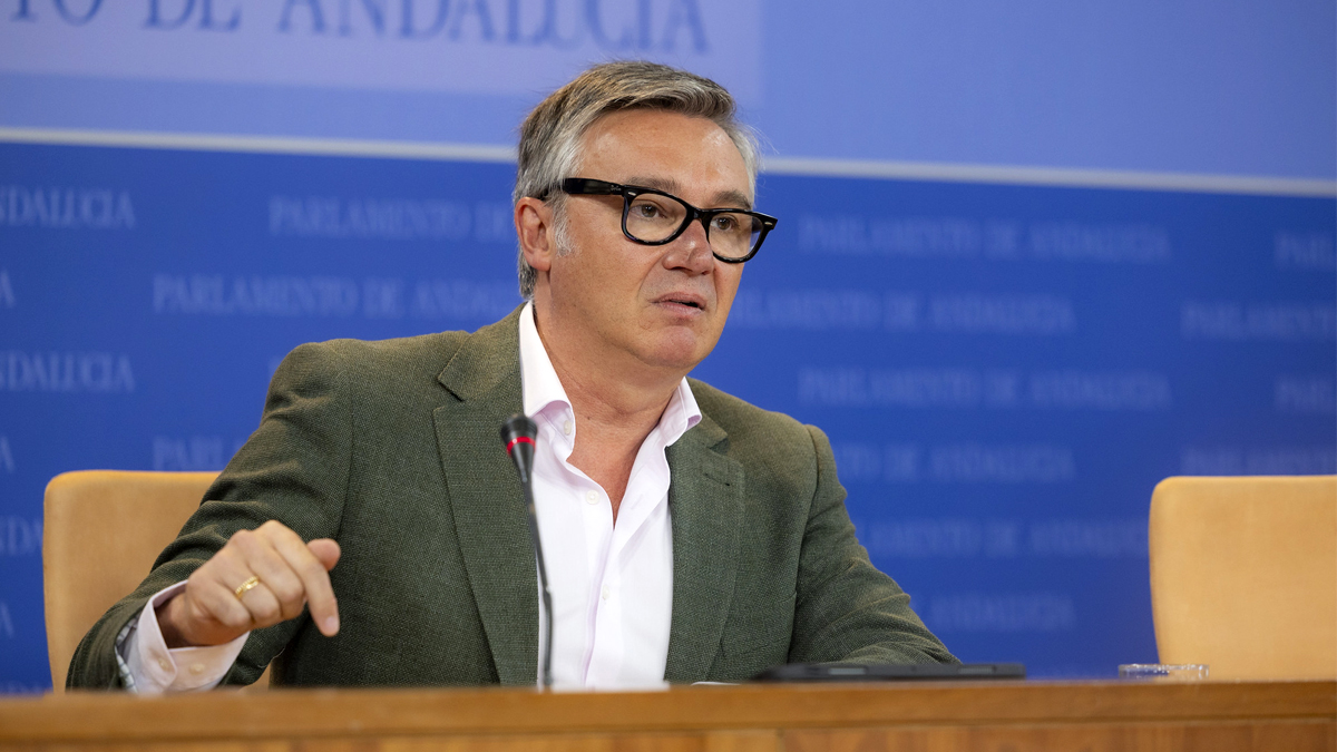 Manuel Gavira, portavoz del Grupo Parlamentario VOX en el Parlamento de Andalucia