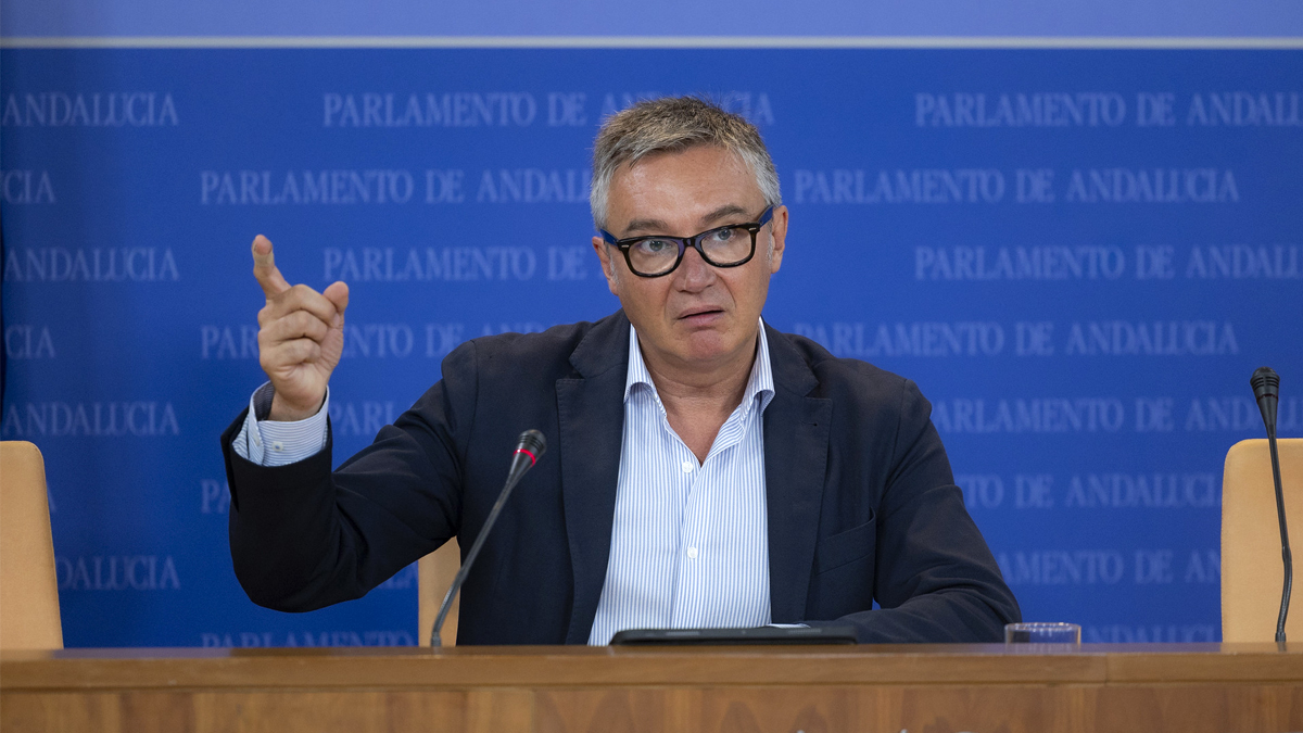 Manuel Gavira, portavoz del Grupo Parlamentario VOX en el Parlamento de Andalucia