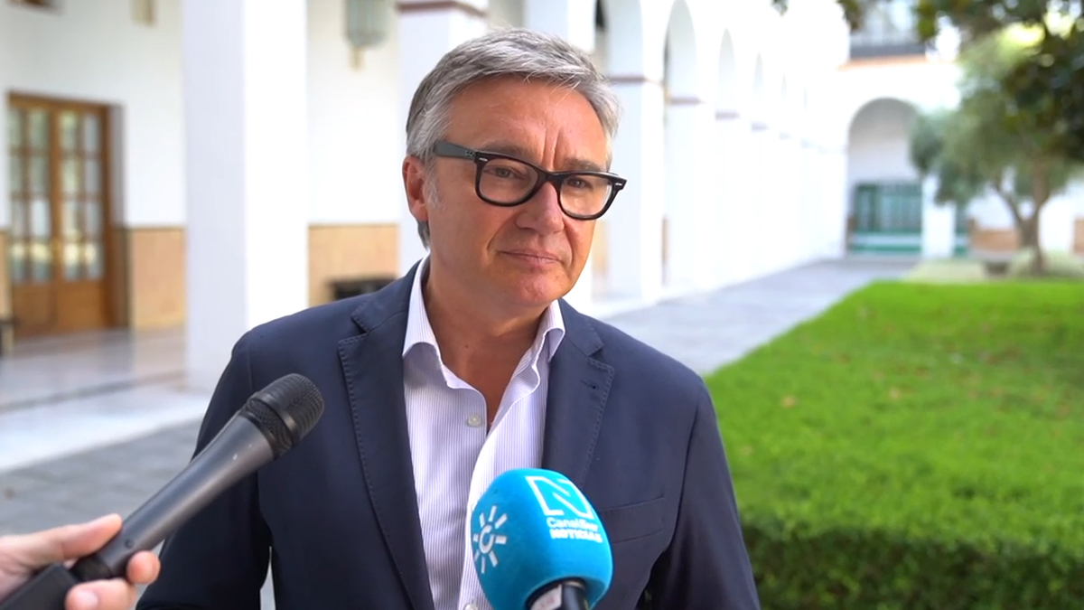 Manuel Gavira, portavoz del Grupo Parlamentario VOX en el Parlamento de Andalucia