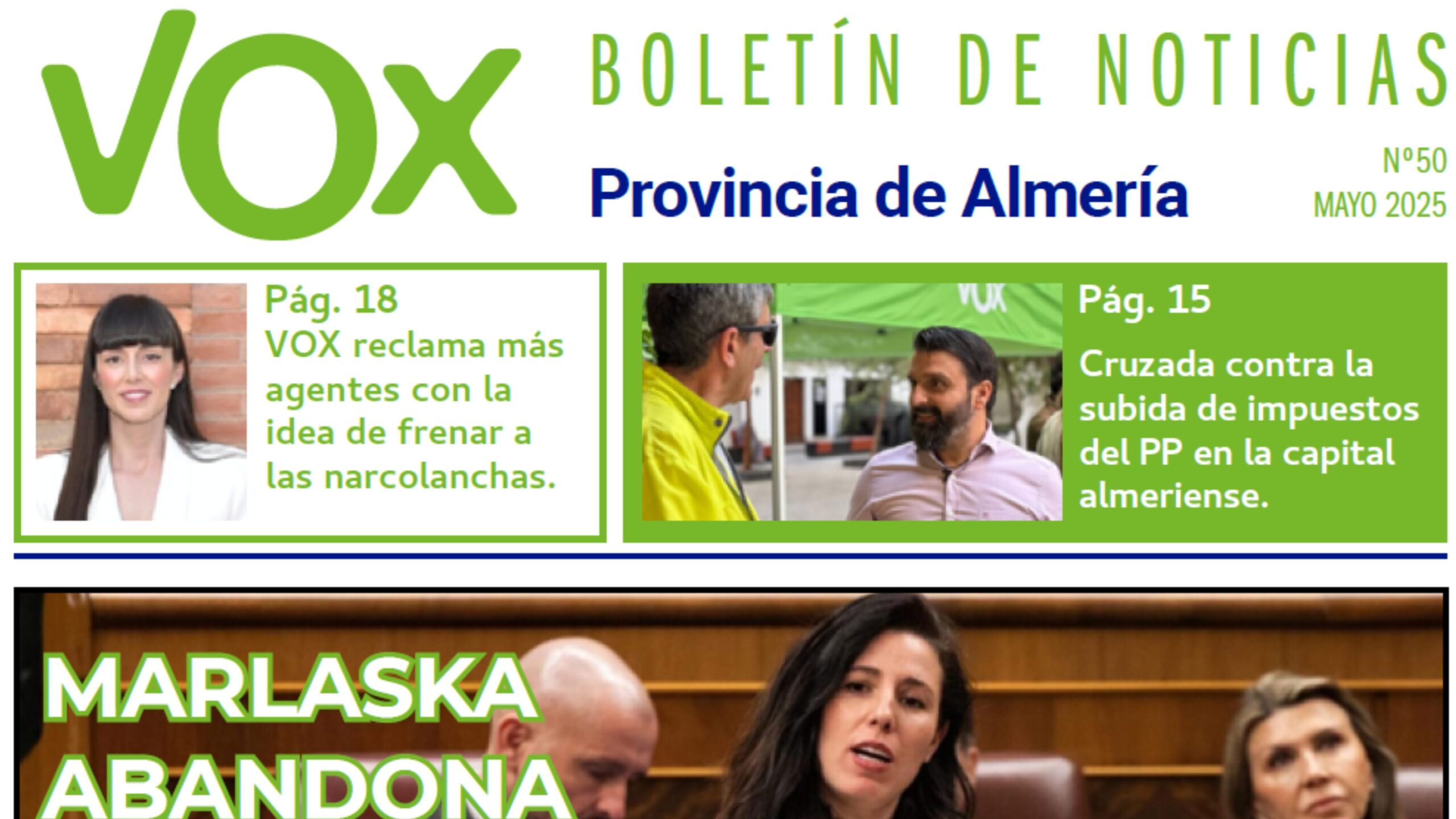 Boletín VOX Almería mayo