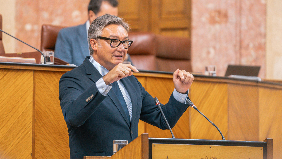 Manuel Gavira, portavoz del Grupo Parlamentario VOX en el Parlamento de Andalucia