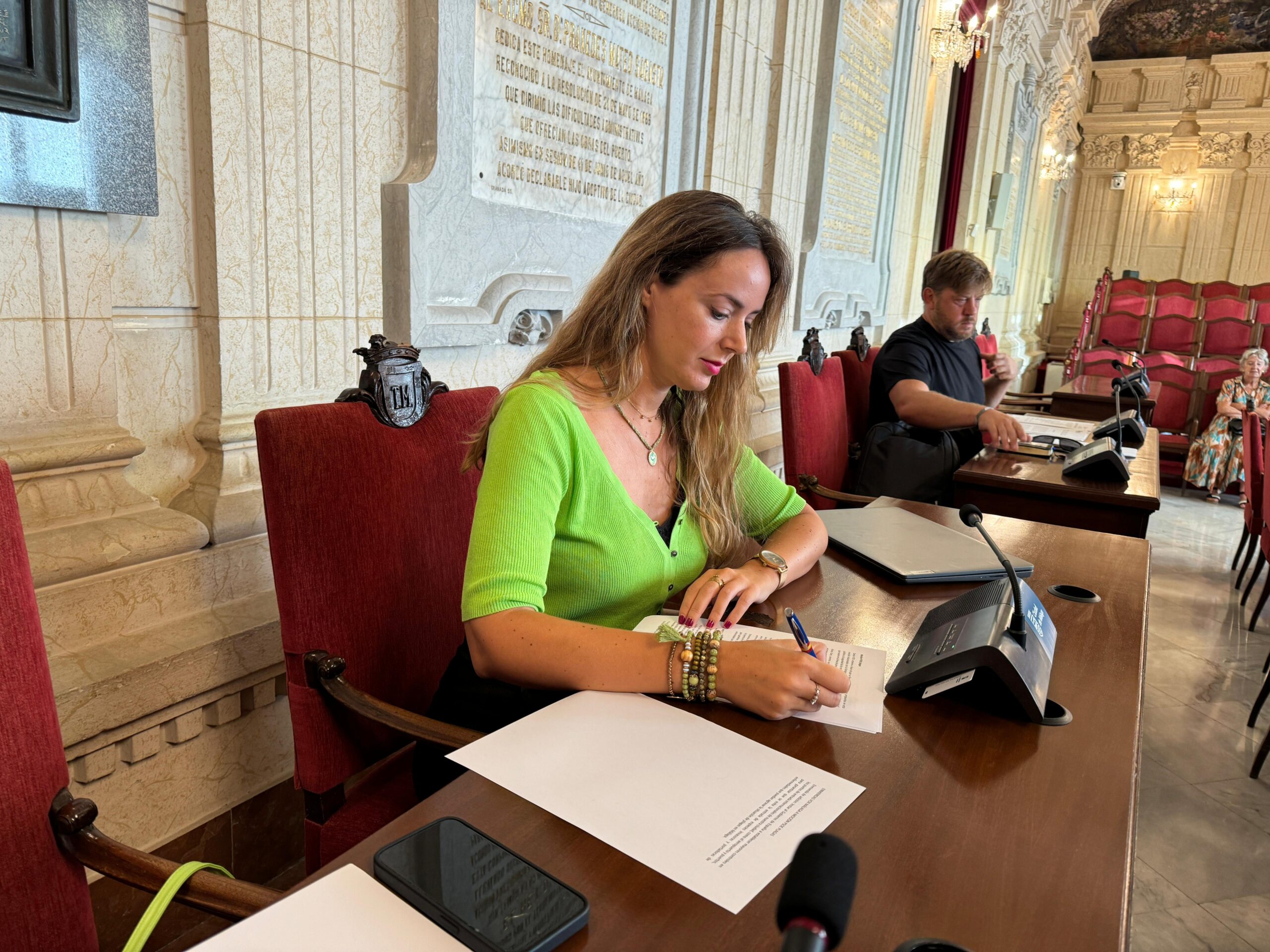 La portavoz adjunta del Grupo Municipal VOX Málaga, Yolanda Gómez