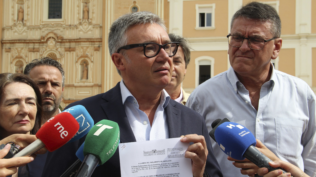 Manuel Gavira, portavoz del Grupo Parlamentario VOX en el Parlamento de Andalucia
