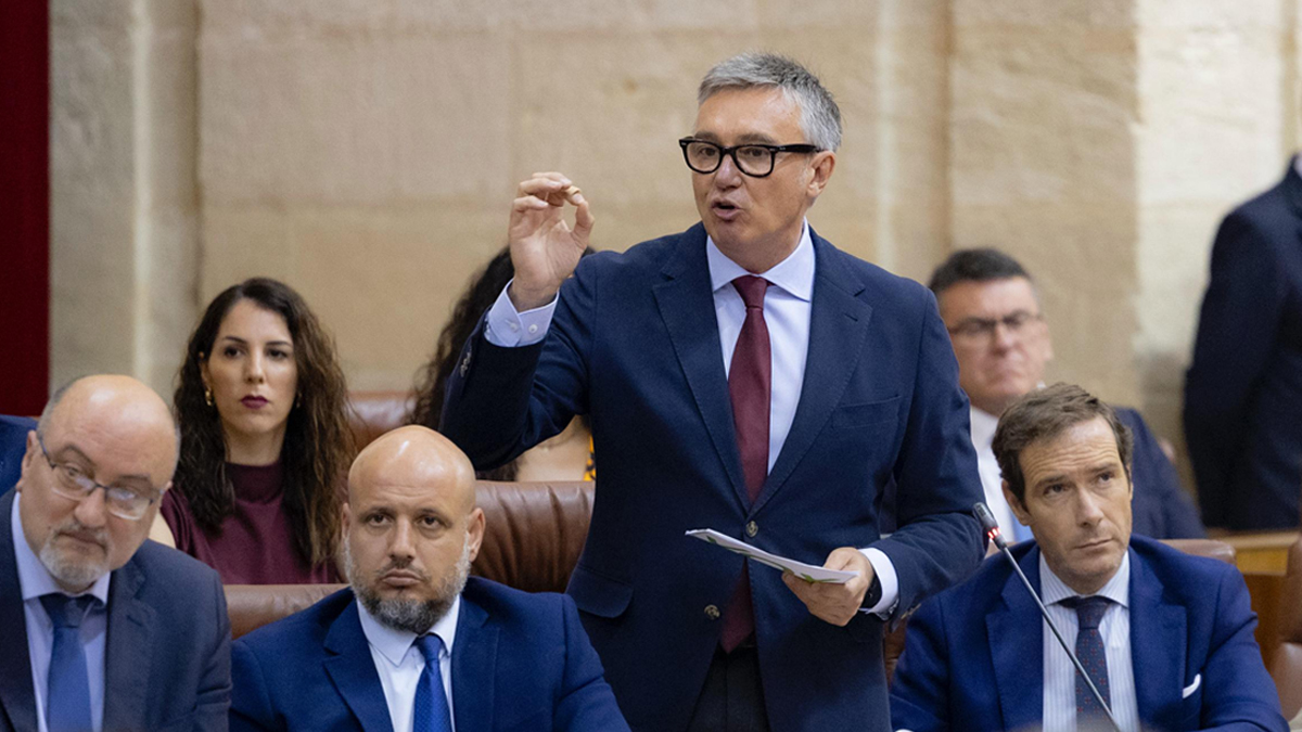 Manuel Gavira, portavoz del Grupo Parlamentario VOX en el Parlamento de Andalucia