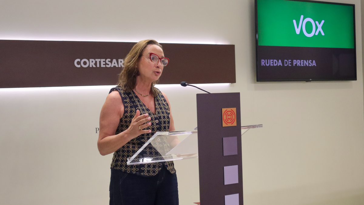 Carmen Rouco, este viernes en sala de prensa
