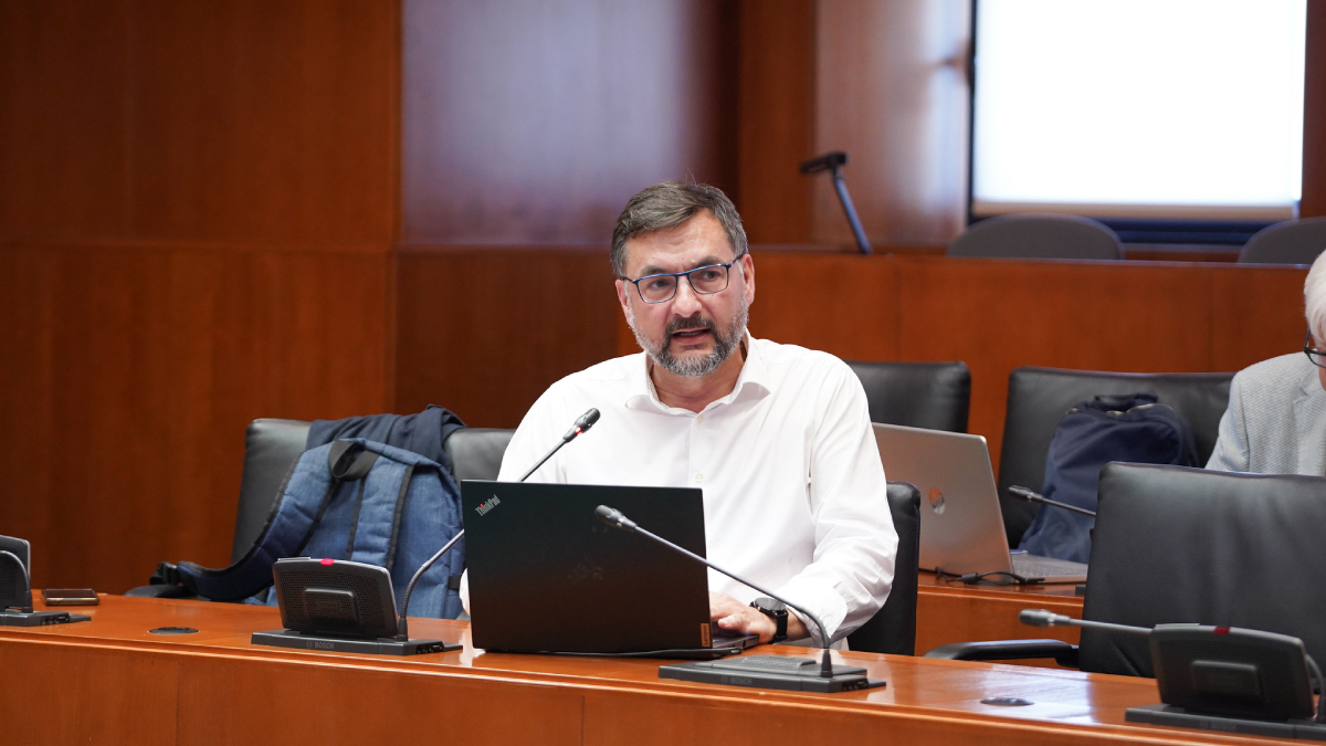 Fermín Civiac, en la comisión de este martes