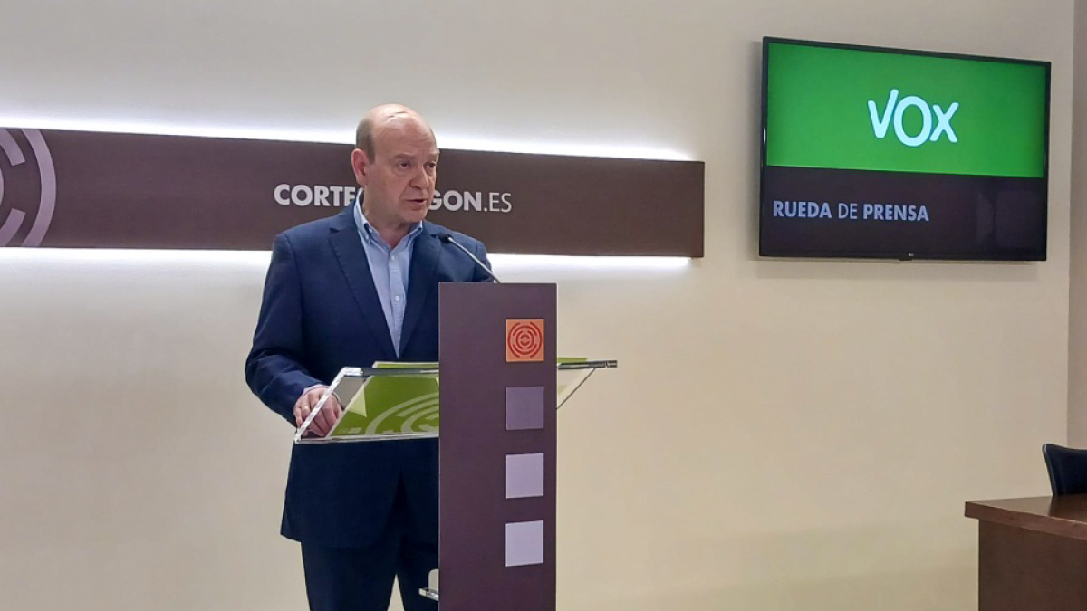 Santiago Morón , en sala de prensa