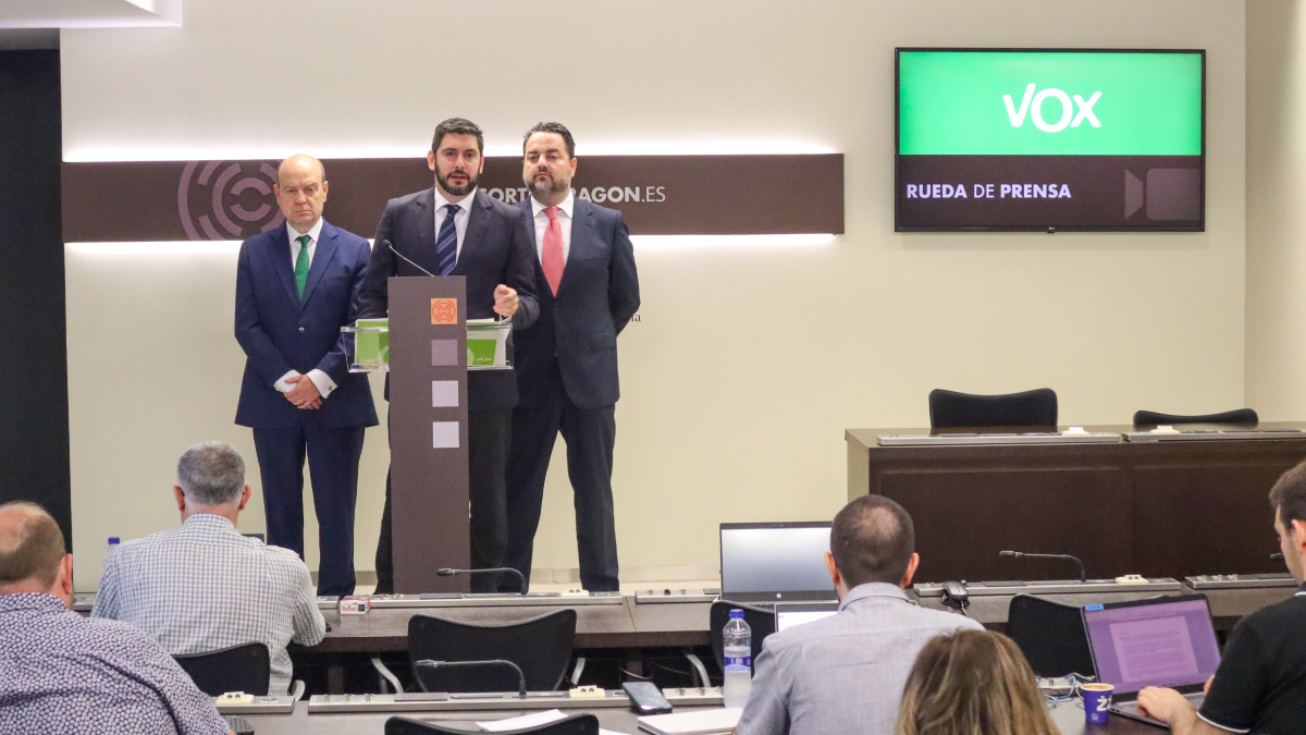 Alejandro Nolasco, con David Arranz y Santiago Morón