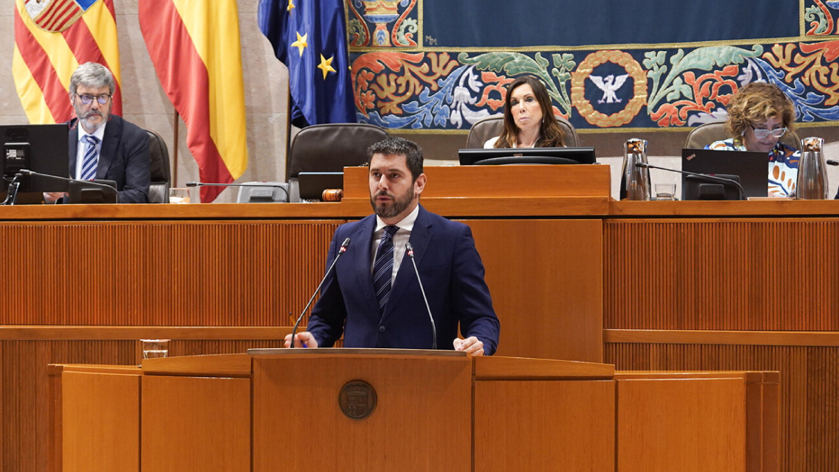 Alejandro Nolasco, en el pleno de este 26 de junio