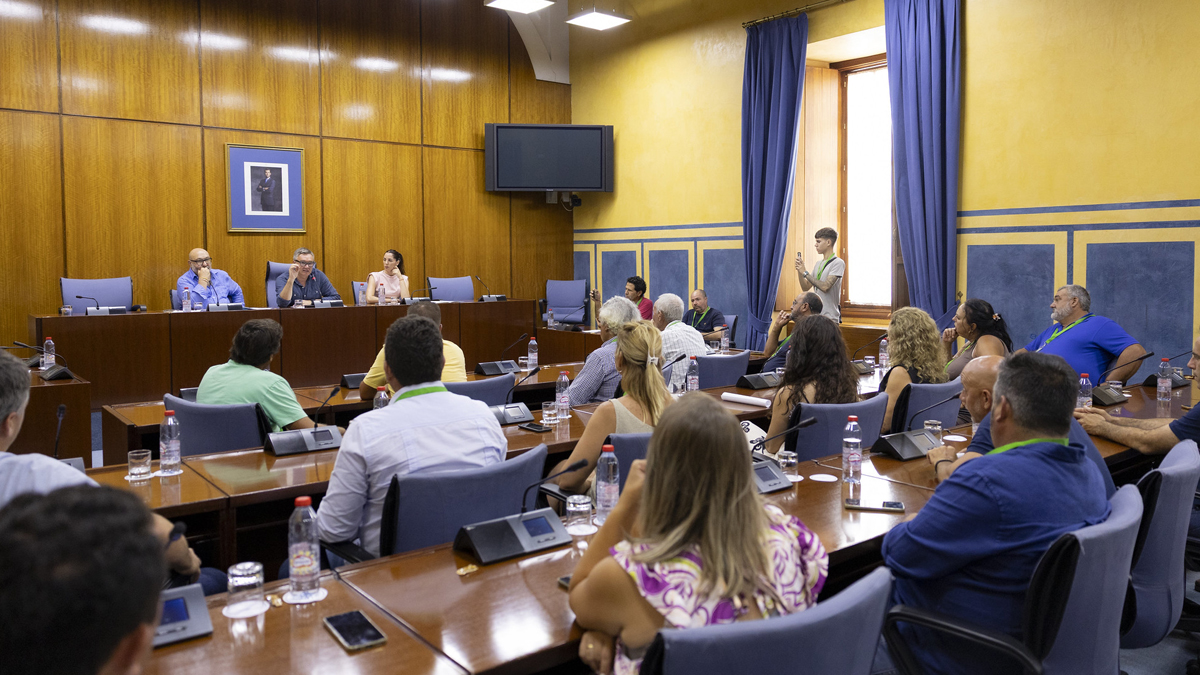 Manuel Gavira, portavoz del Grupo Parlamentario VOX en el Parlamento de Andalucia