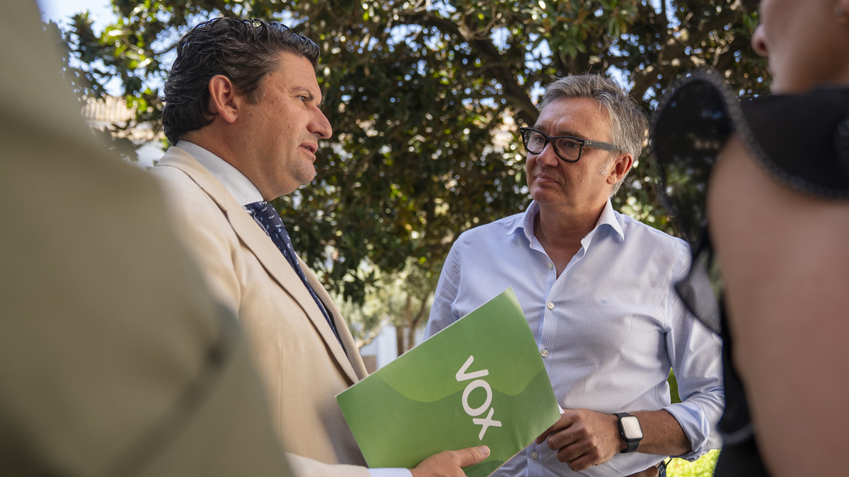 Manuel Gavira, portavoz del Grupo Parlamentario VOX en el Parlamento de Andalucia
