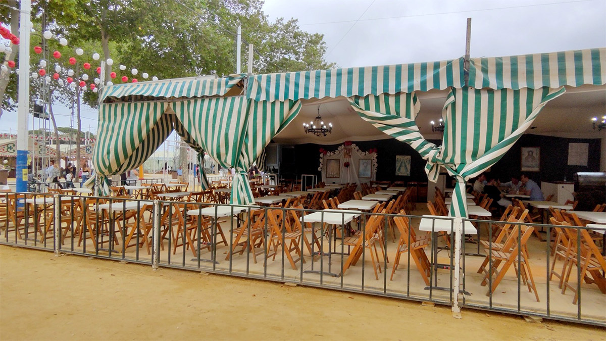Feria El Puerto vacía