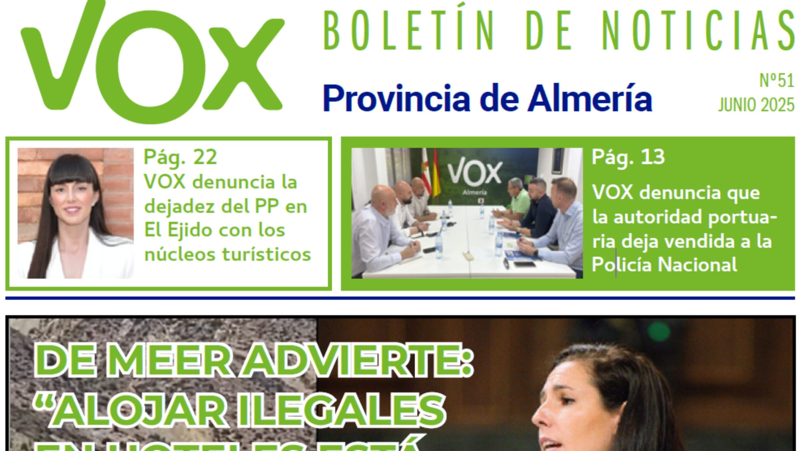 Portada Boletín VOX Almería mayo 2025