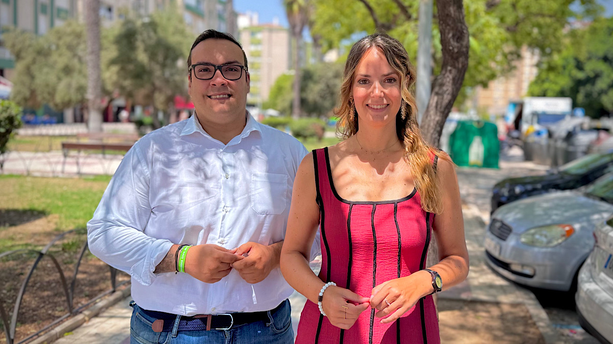 Yolanda Gómez, ayer en el barrio de Huelin
