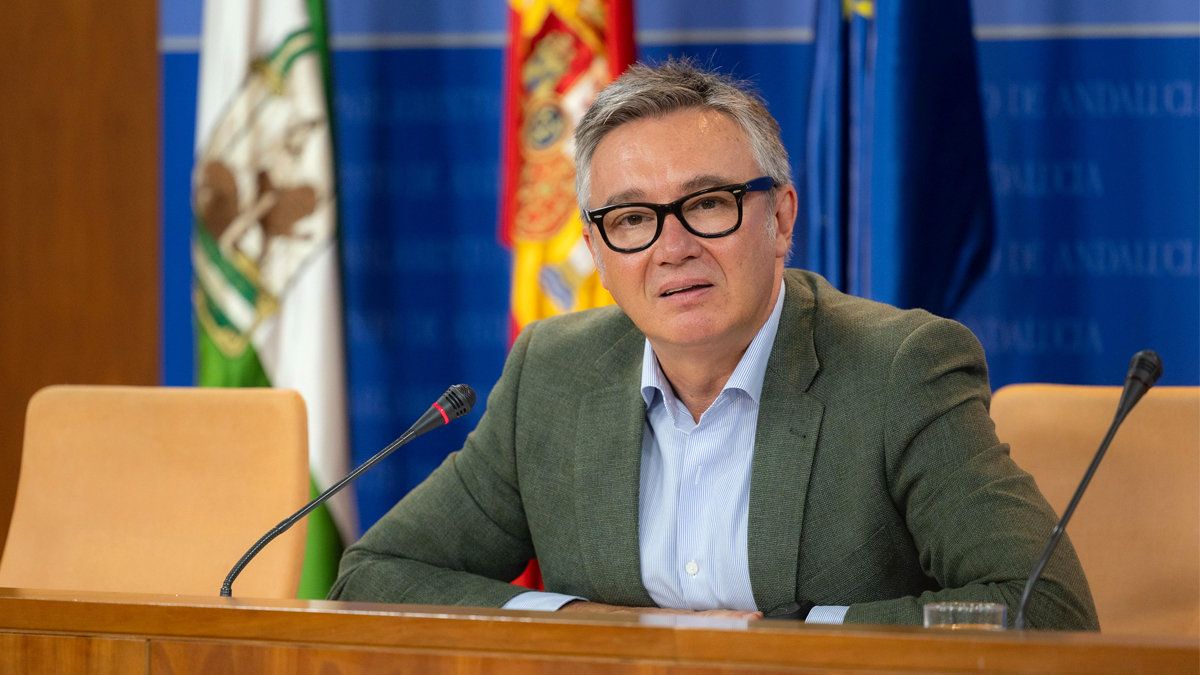 Manuel Gavira, portavoz del Grupo Parlamentario VOX en el Parlamento de Andalucia