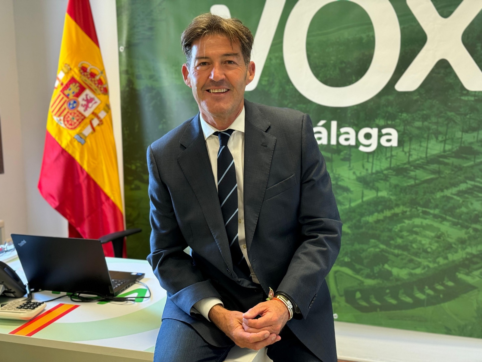 Antonio Alcázar, portavoz de GM VOX Málaga