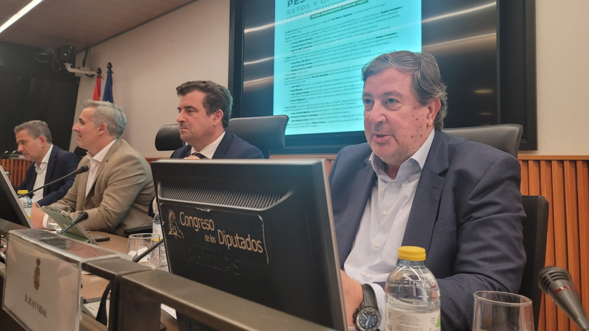 Juan Vidal, en la jornada de Pesca