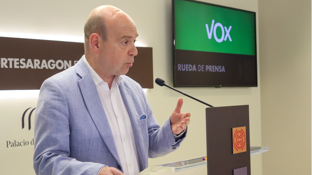 Santiago Morón, en sala de prensa