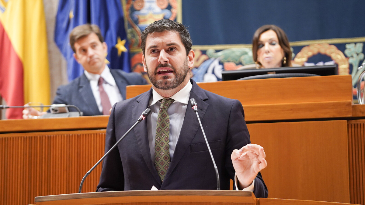 Alejandro Nolasco, en el pleno de este miércoles