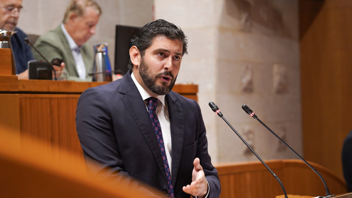Alejandro Nolasco, en el pleno de este lunes
