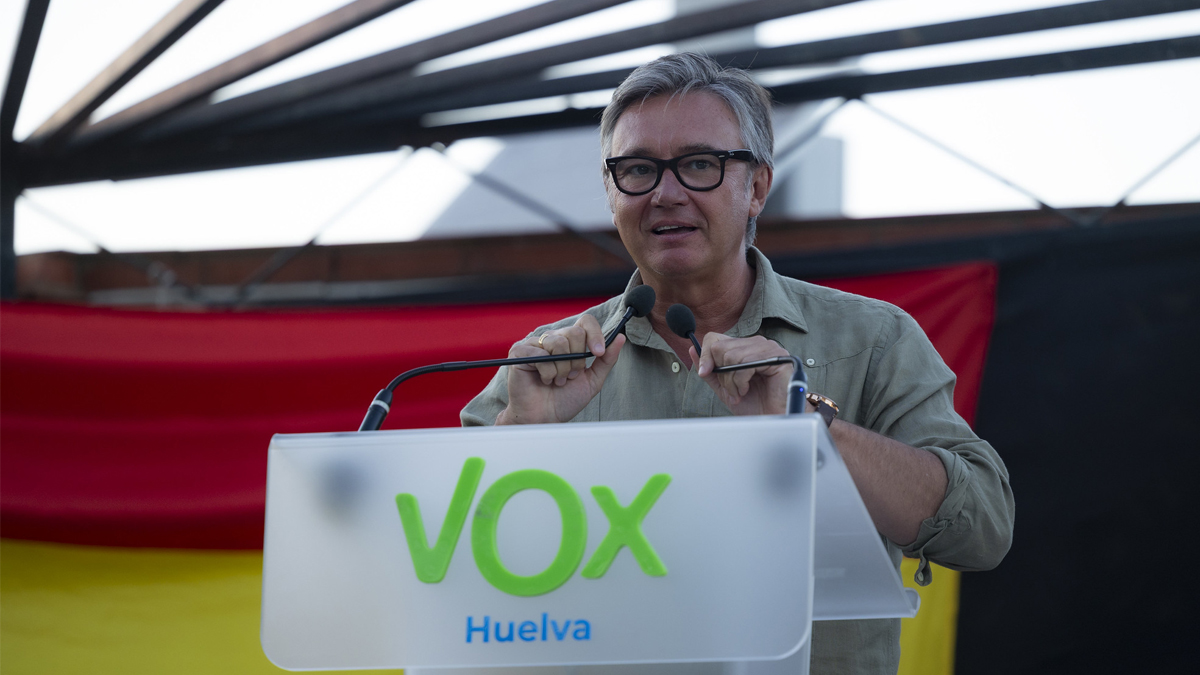 Manuel Gavira, portavoz del Grupo Parlamentario VOX en el Parlamento de Andalucia