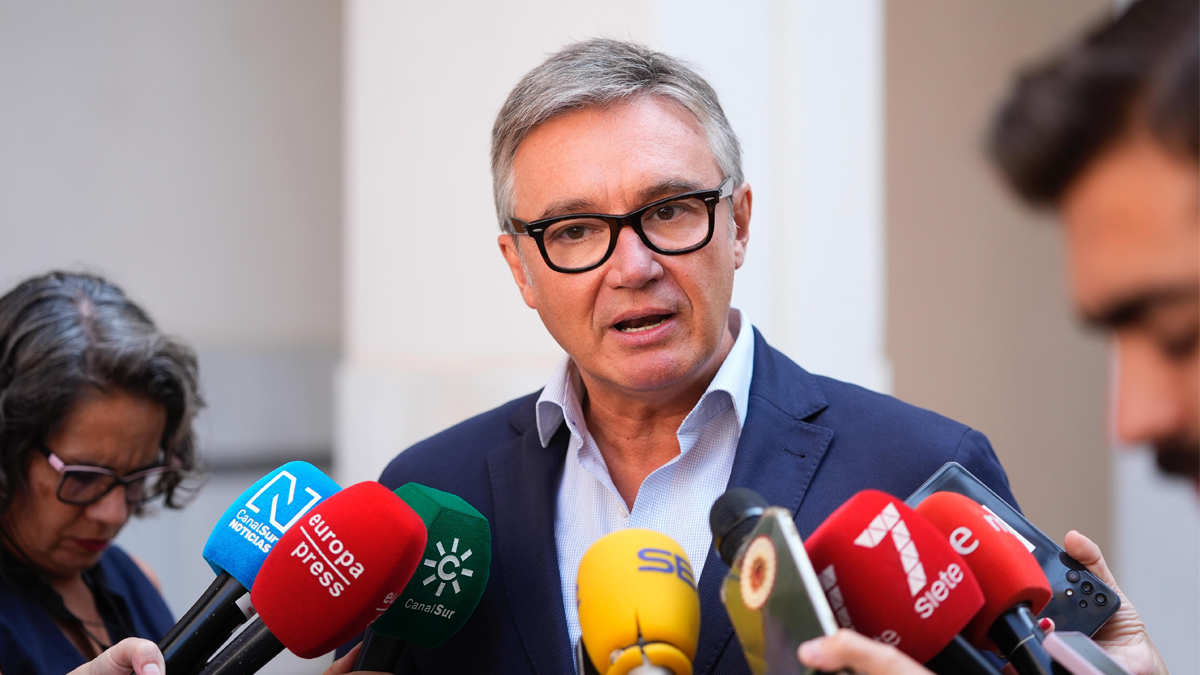 Manuel Gavira, portavoz del Grupo Parlamentario VOX en el Parlamento de Andalucia