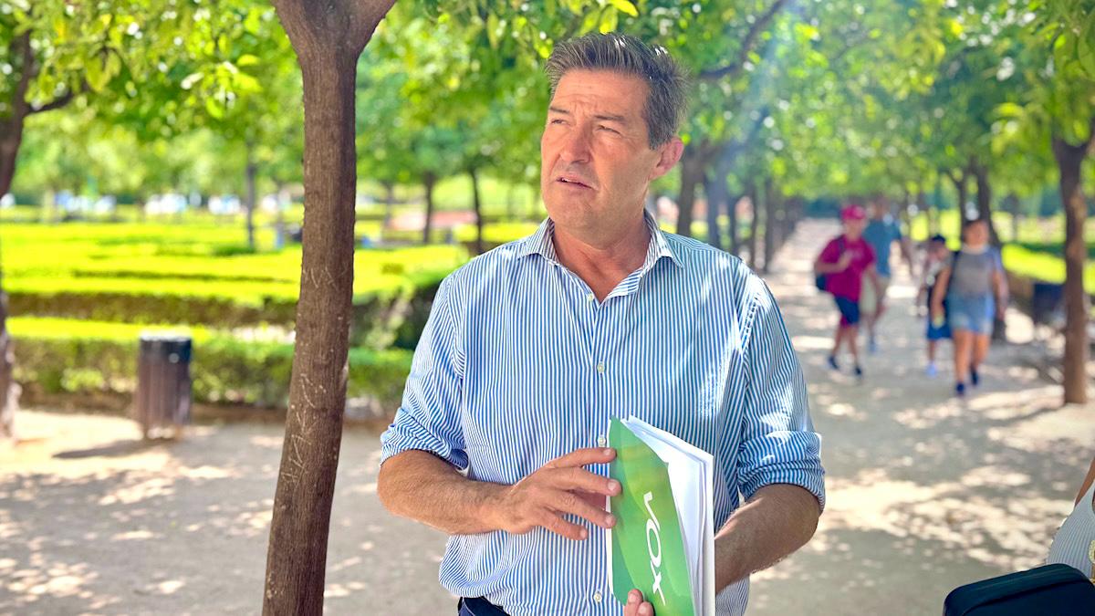 Antonio Alcázar, portavoz del Grupo Municipal VOX Málaga