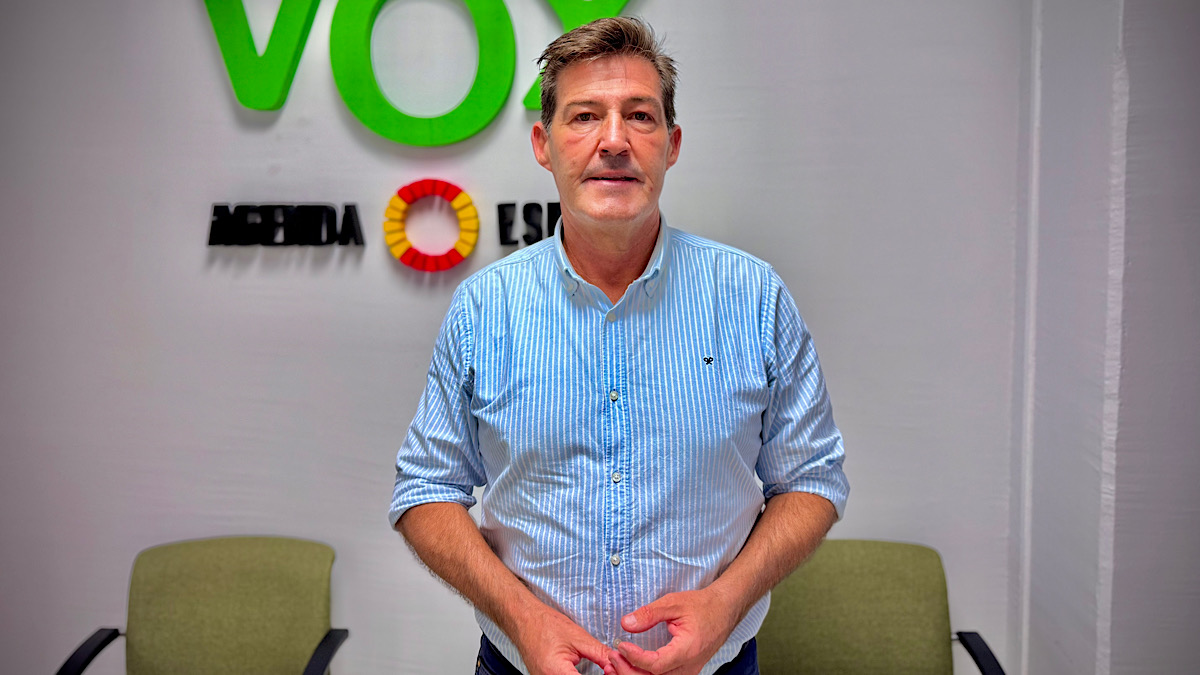 Antonio Alcázar, portavoz del Grupo Municipal VOX Málaga