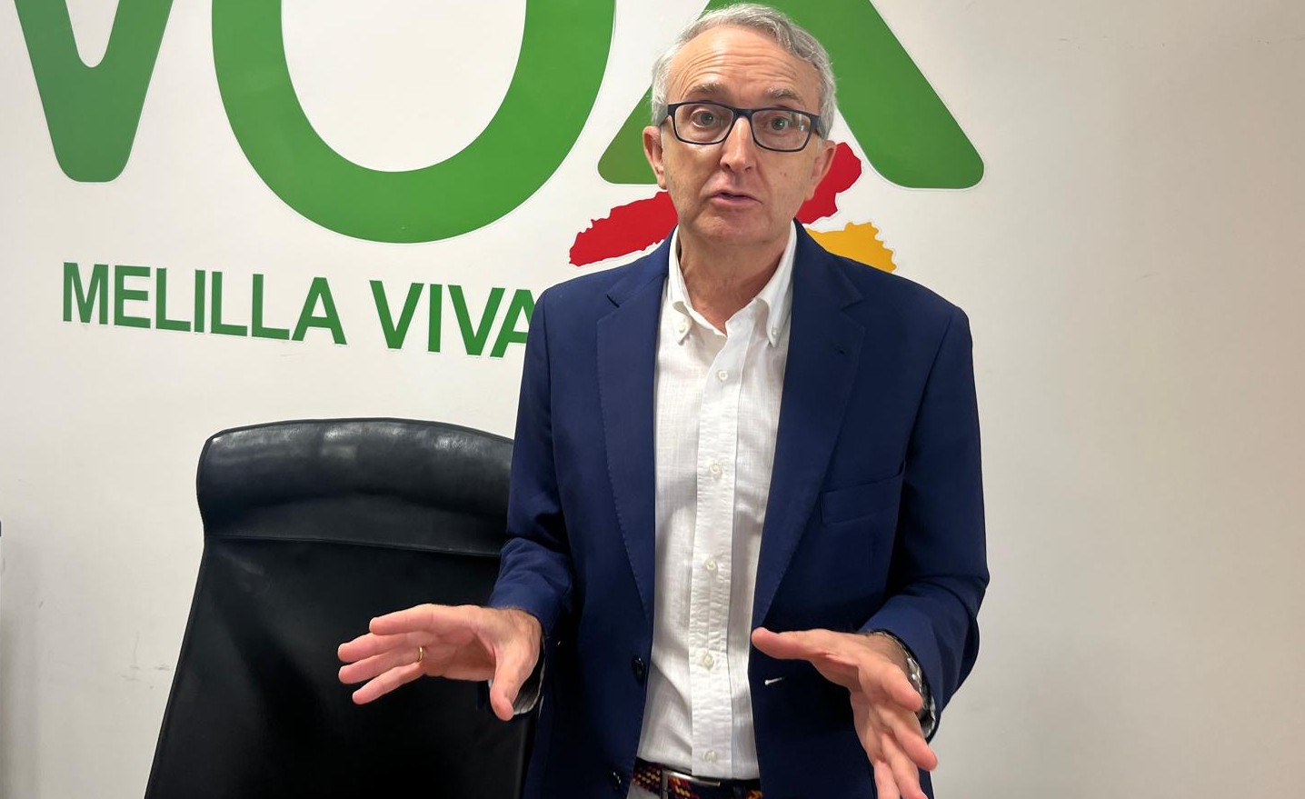 José Miguel Tasende, en la sede del Grupo Parlamentario