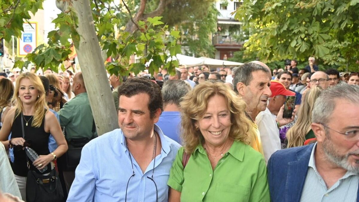 Ricardo Chamorro en la concentración de Hortaleza