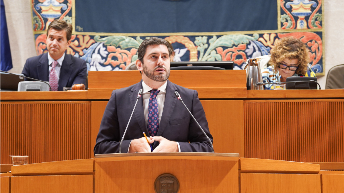 Alejandro Nolasco, en el pleno de este jueves