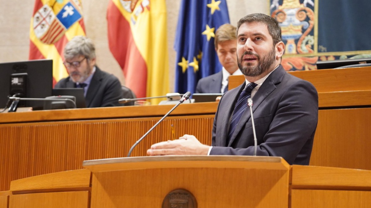 Alejandro Nolasco, en el Debate de política general de la comunidad autónoma de Aragón