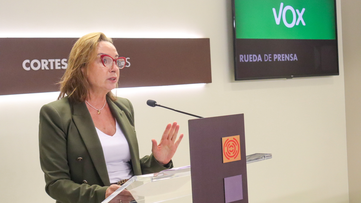 La diputada de VOX, Carmen Rouco