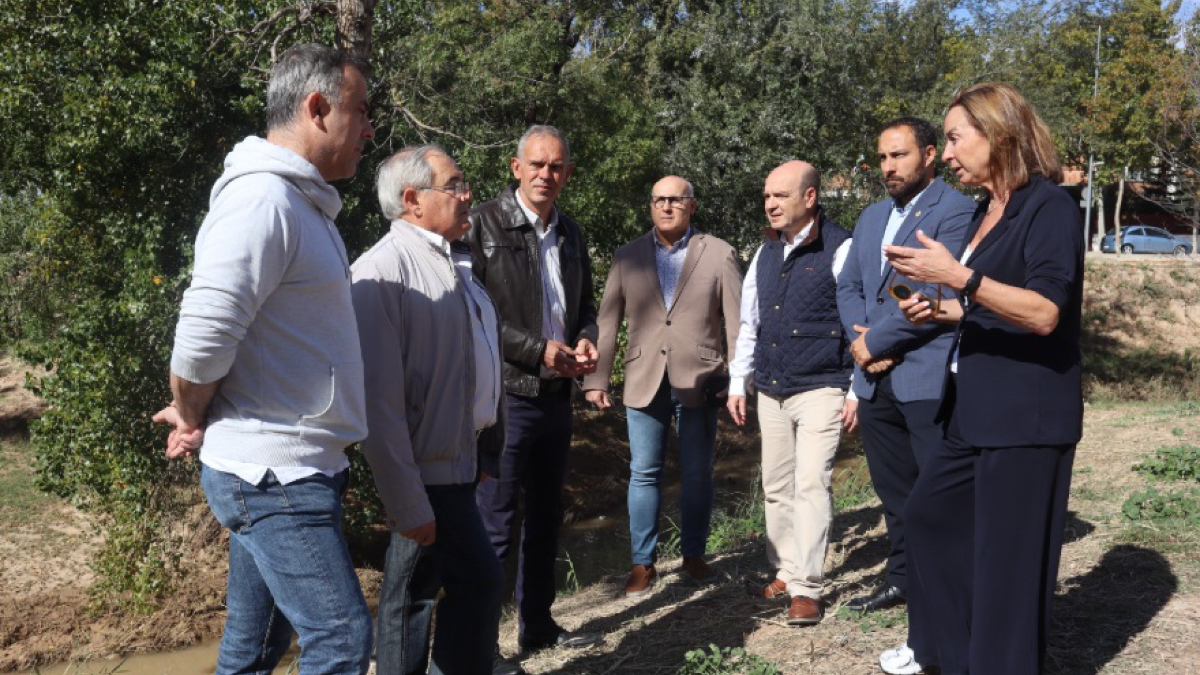 Representantes de VOX, reunidos en Cuarte de Huerva