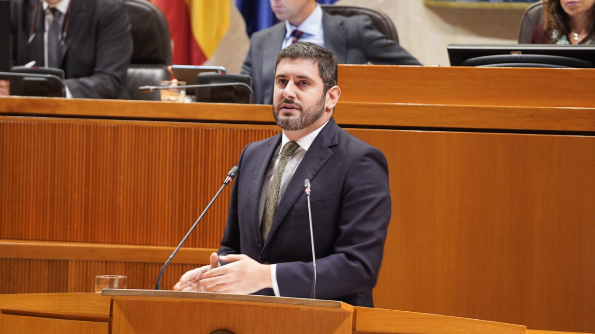 Alejandro Nolasco, este jueves en el Salón de Plenos