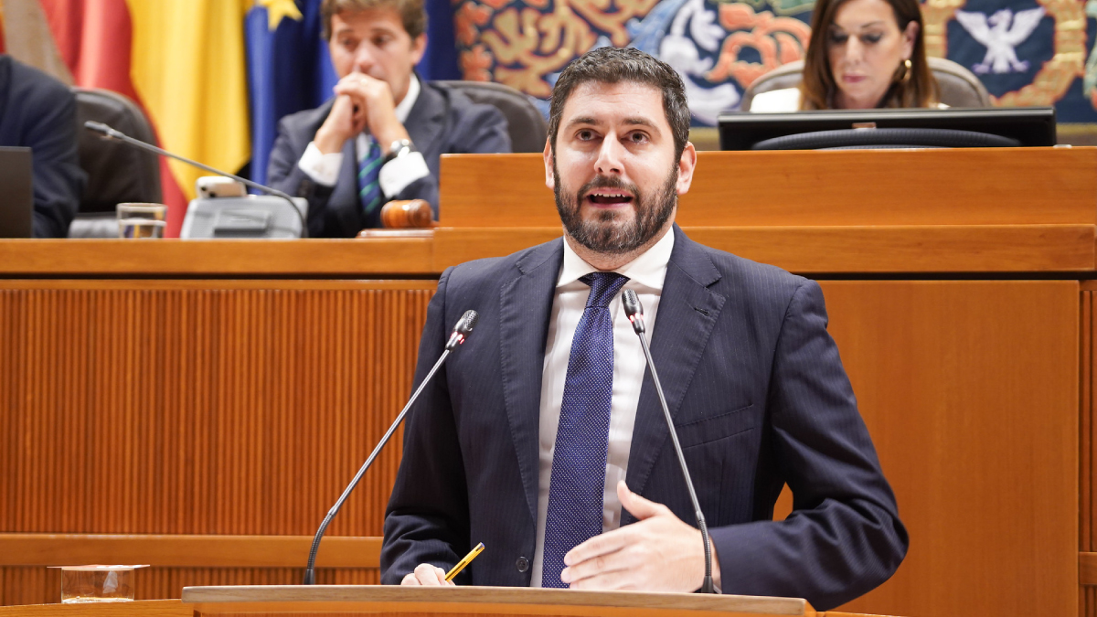 Alejandro Nolasco, en el pleno del 16 de octubre