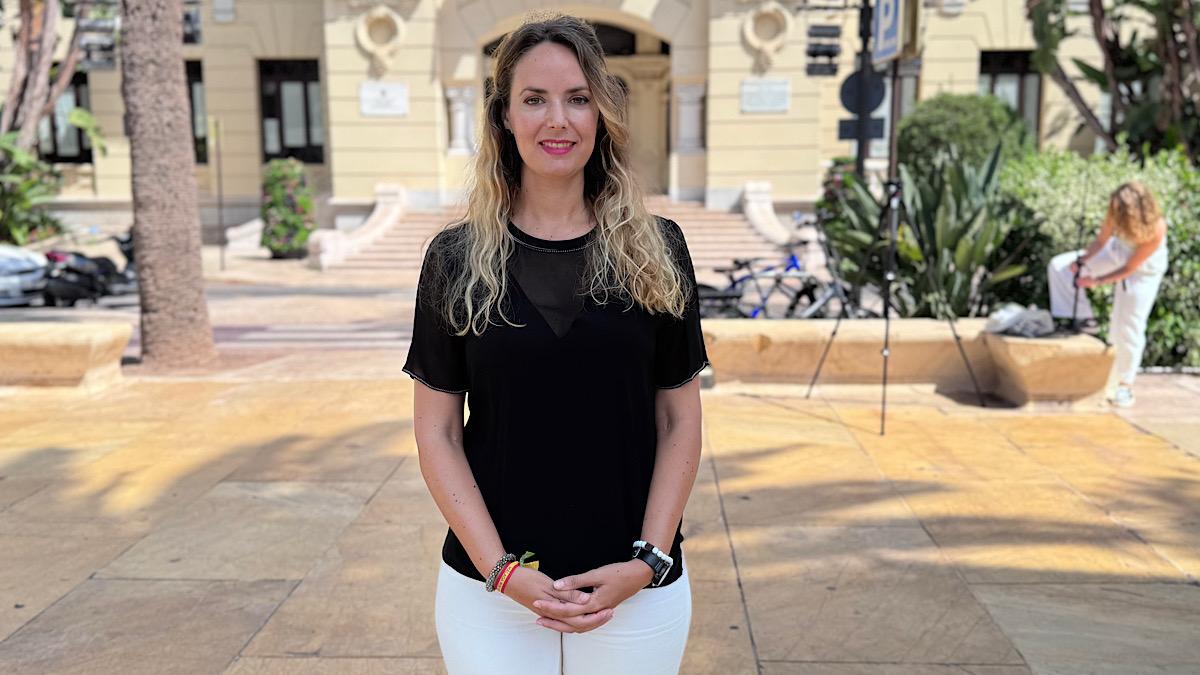 Yolanda Gómez, portavoz adjunta del Grupo Municipal VOX Málaga