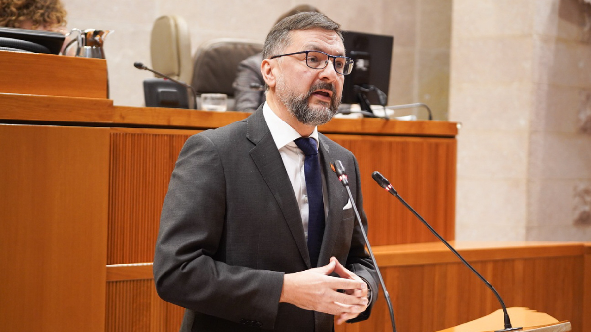 Fermín Civiac, en el pleno de este jueves