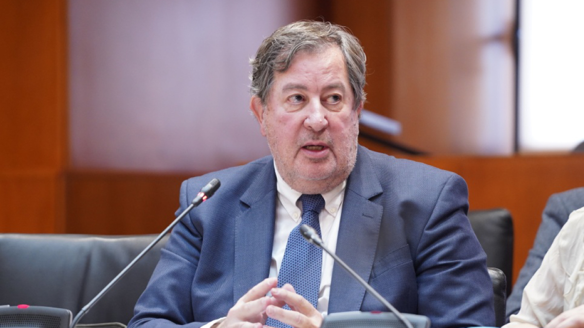 El diputado Juan Vidal, en la comisión de Medio Ambiente