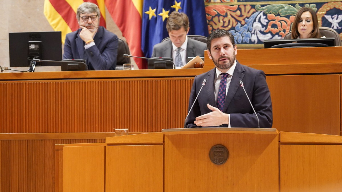 Alejandro Nolasco, en el pleno de este jueves