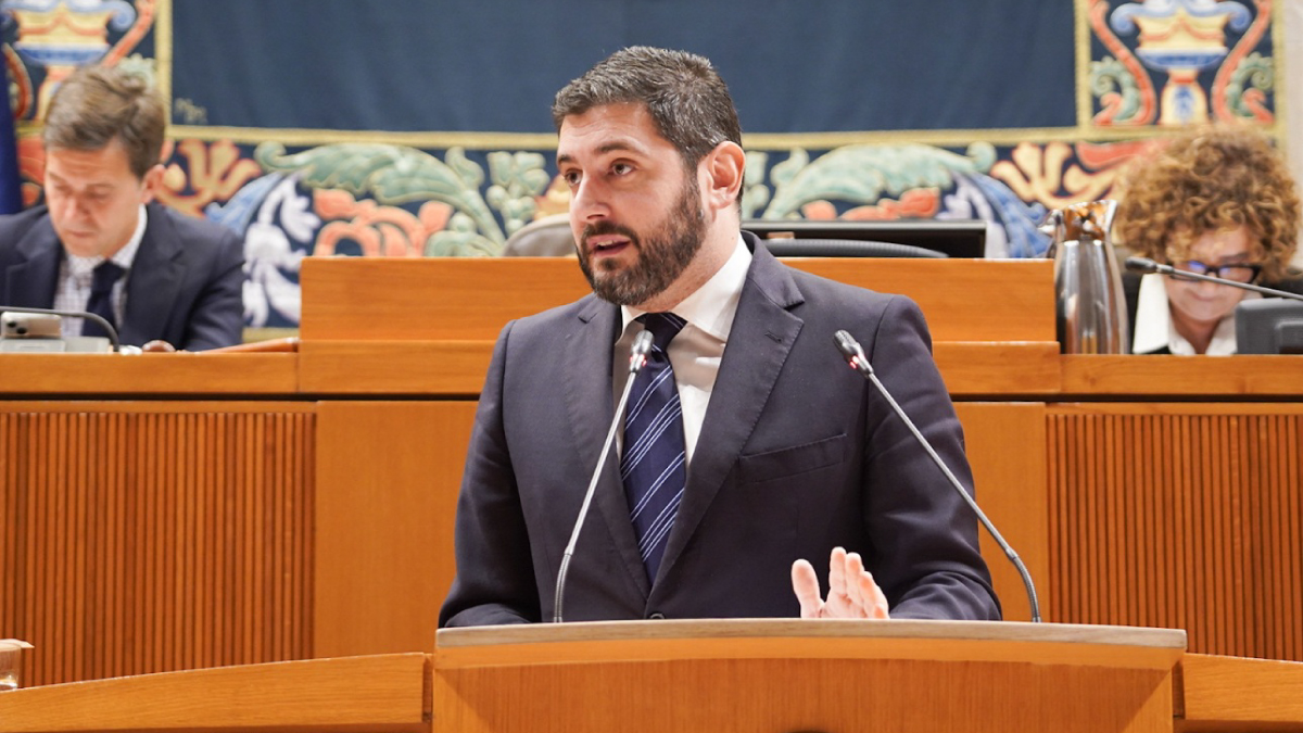 Alejandro Nolasco, en el pleno de este jueves