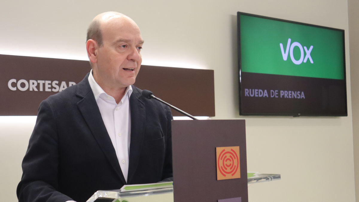 Santiago Morón, en sala de prensa
