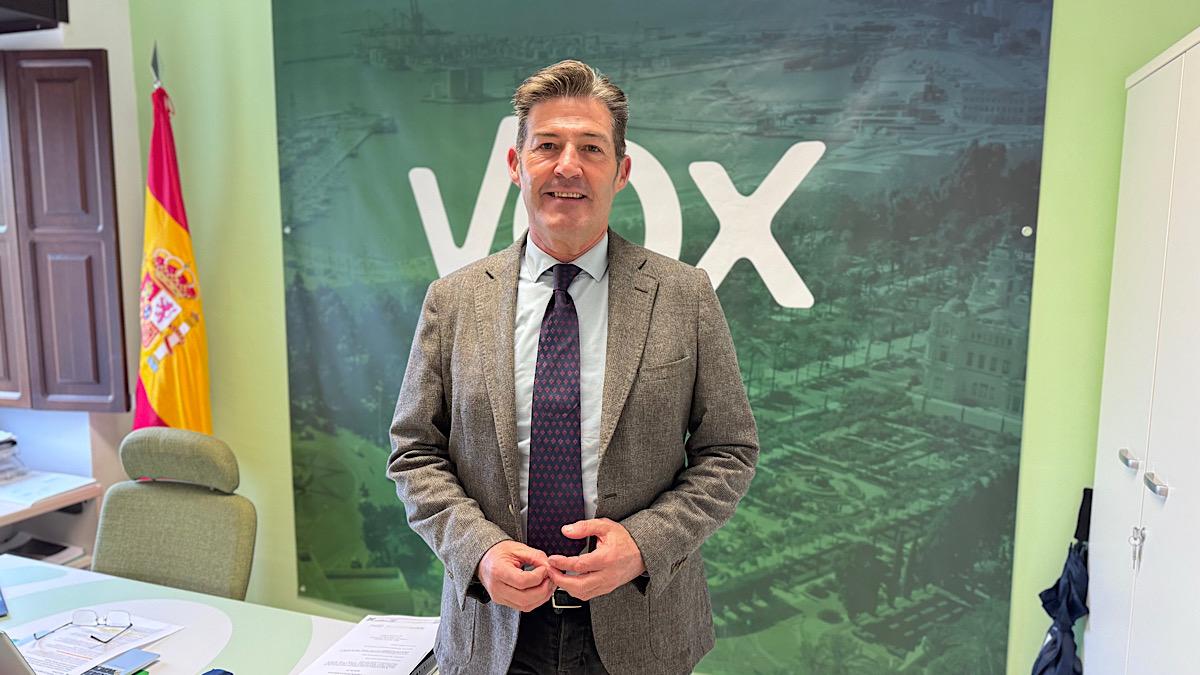 Antonio Alcázar, portavoz del grupo municipal VOX Málaga