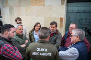 Candidatos, Chamorro y equipo de VOX Ávila en Candeleda